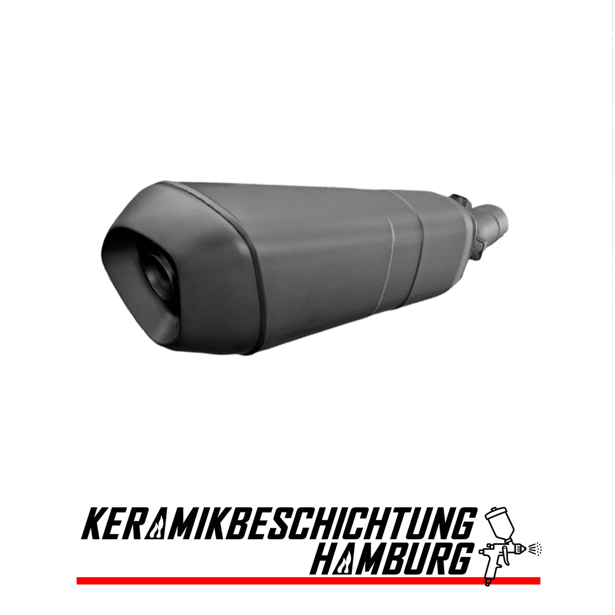 Keramikbeschichtung Cerakote Schalldämpfer BMW GS